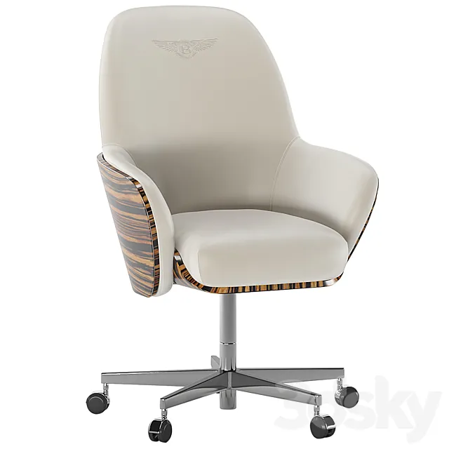 armchair chair BENTLEY HOME office chairs KINGSTON 3ds Max