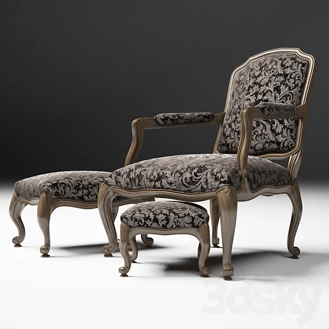 Armchair \ Chair Collection Pierre 2014 DIVA 3DSMax File