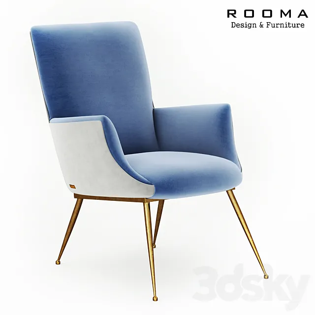 Armchair Chandler Rooma Design 3DS Max Model