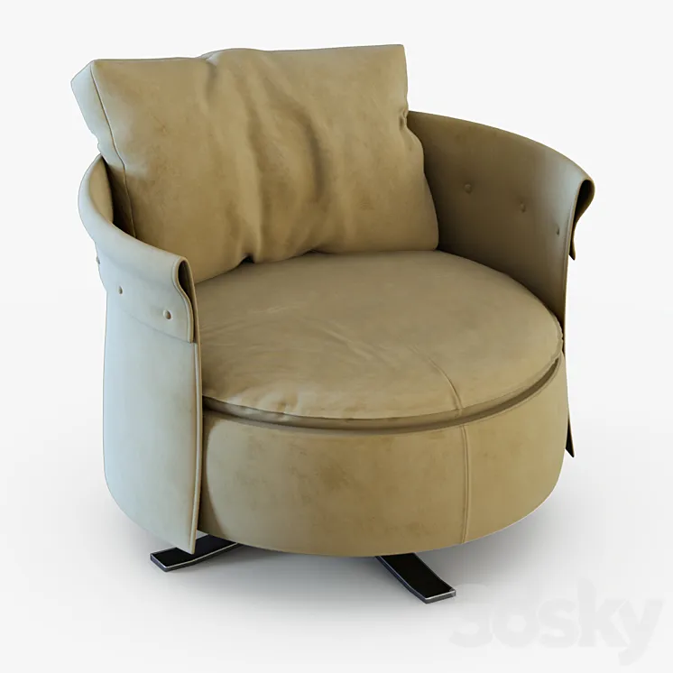 Armchair Charme-longhi 3DS Max