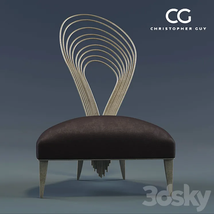 Armchair Christopher Guy Madeimoselle 3DS Max