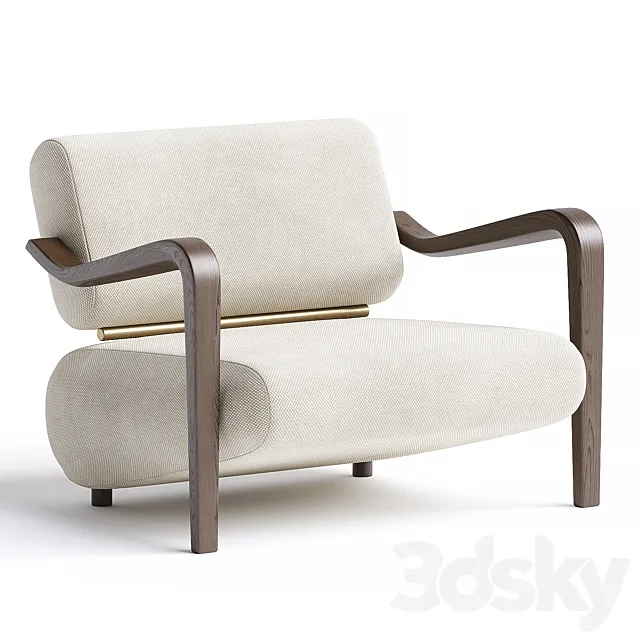 ARMCHAIR CLARK 3ds Max