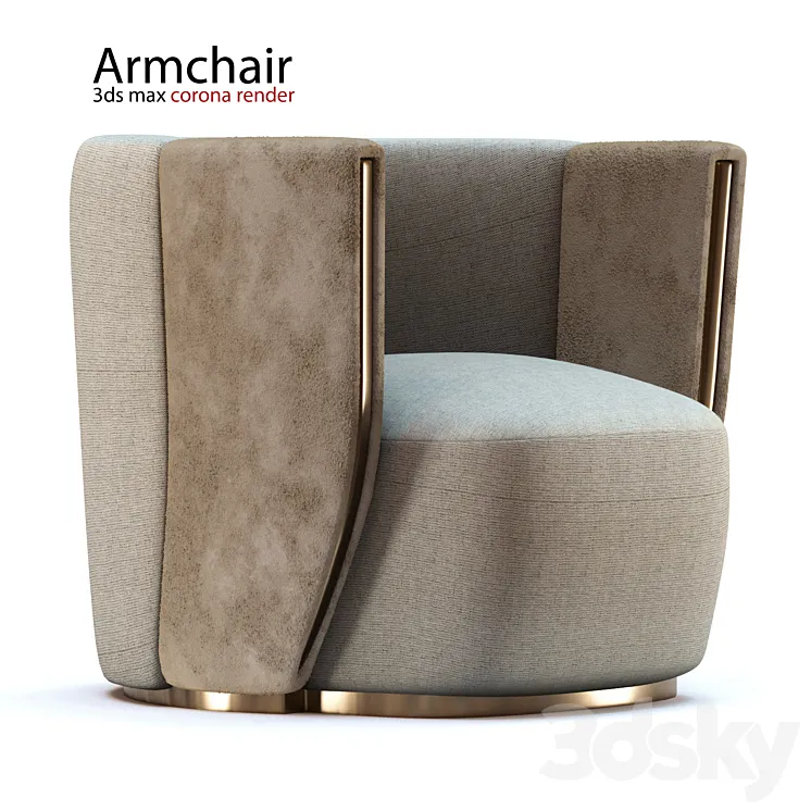 Armchair Classic 3DS Max