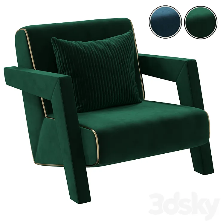 Armchair Con S32 3DS Max