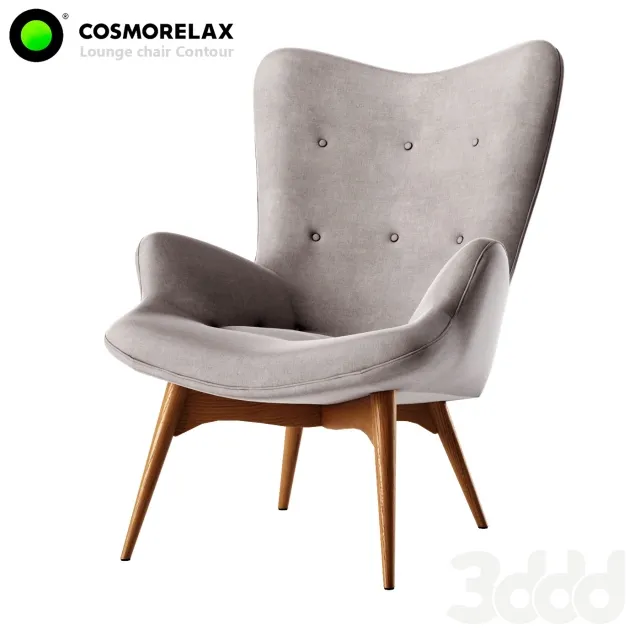 Armchair Contour – Lounge chair Contour 3dsMax Model
