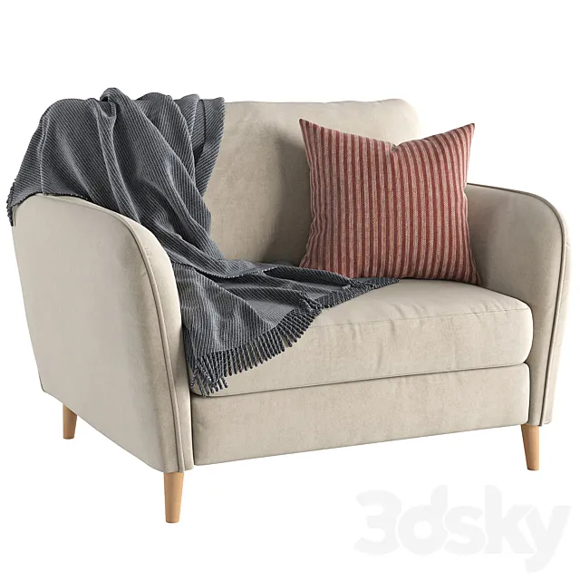 Armchair Copenhagen 3ds Max