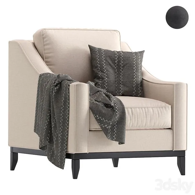 Armchair CORLEONE Cazarina 3dsMax Model