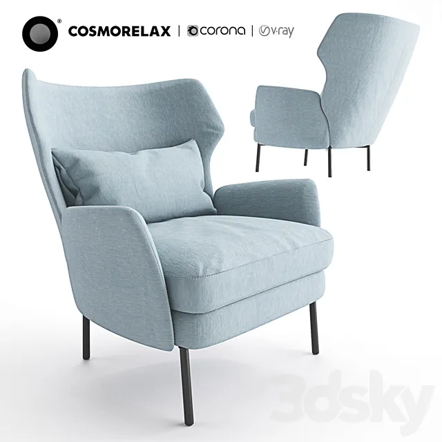 Armchair Cosmorelax Alex 3DSMax File