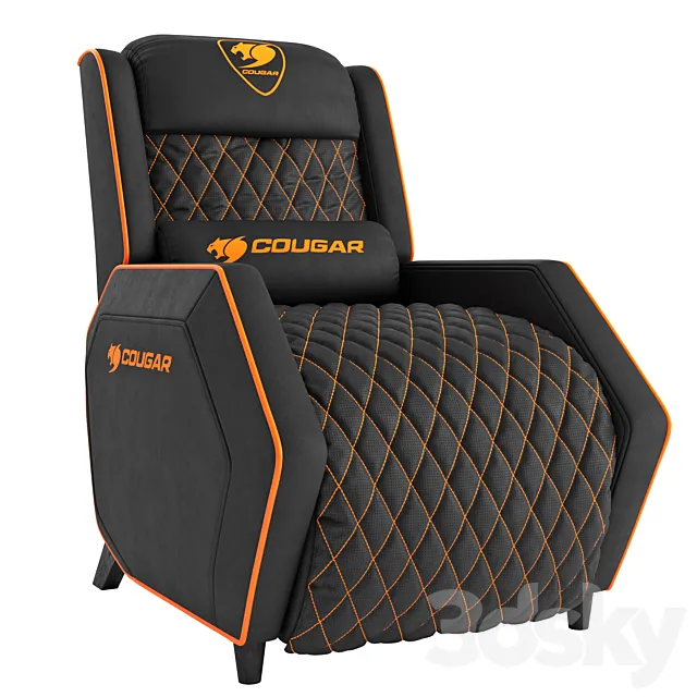 Armchair cougar ranger 3ds Max