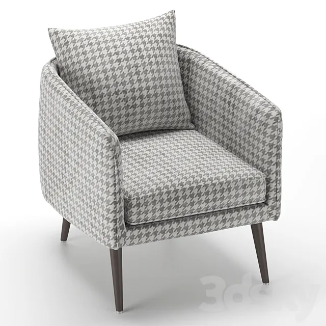 Armchair Danton Home Mount 3ds Max