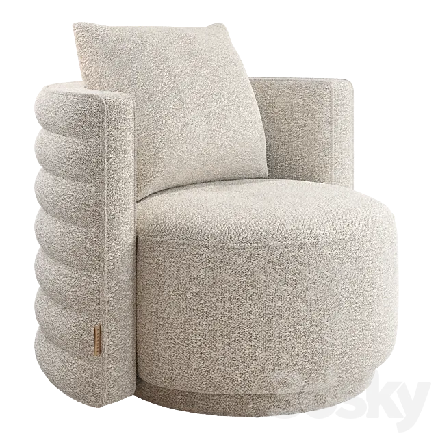 Armchair Dantone home Buddy L 3DS Max Model