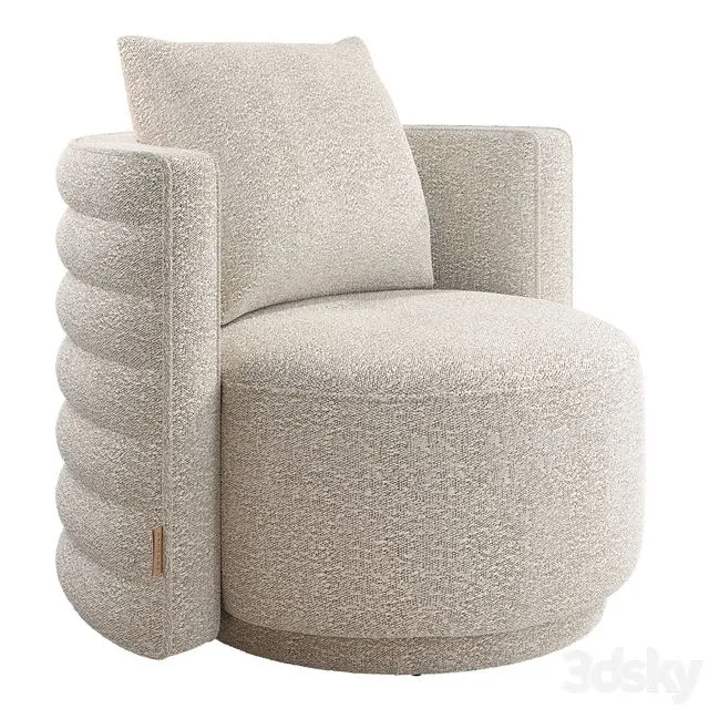 Armchair Dantone home Buddy L 3dsMax Model