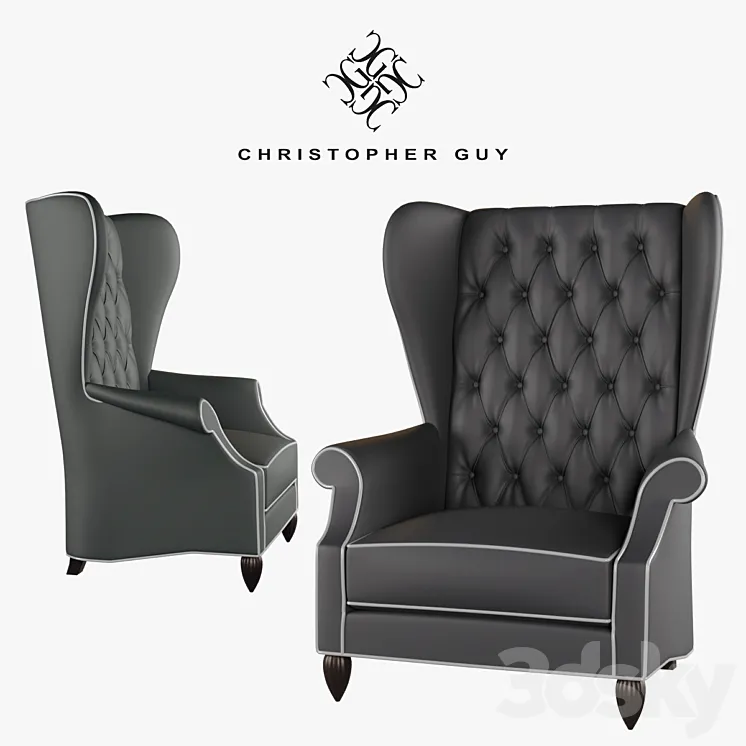 Armchair Discerning Christopher Guy 3DS Max
