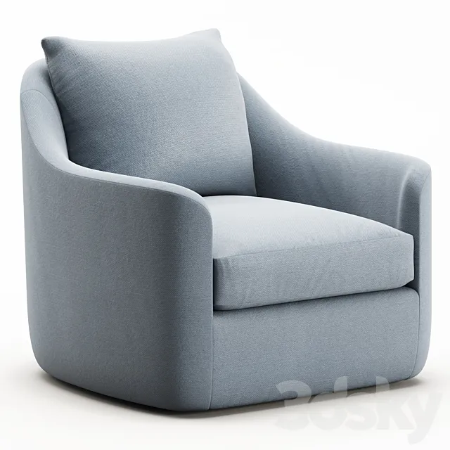 Armchair DmitriyCo Belgard lounge chair 3ds Max