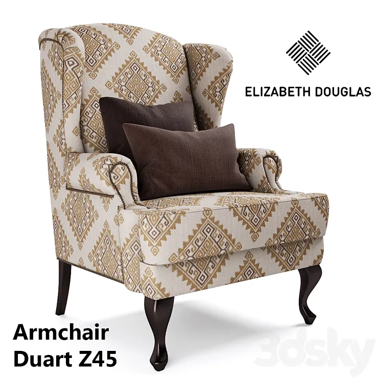 Armchair DUART Z45 3DS Max
