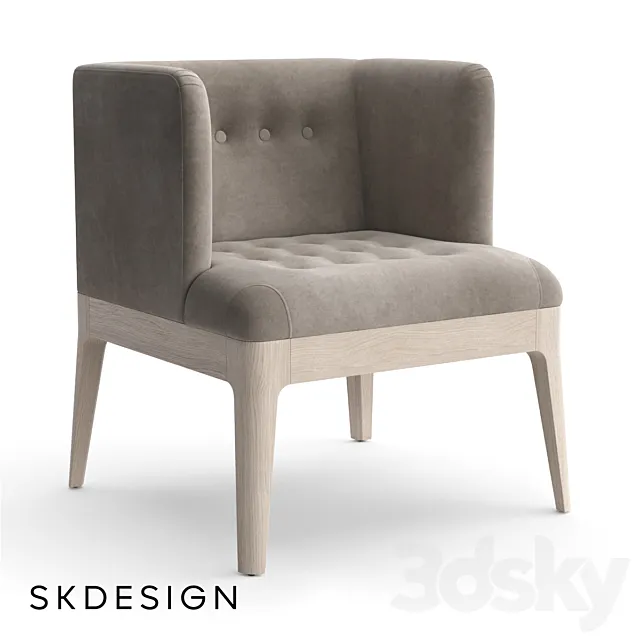 Armchair Edda 3DS Max Model