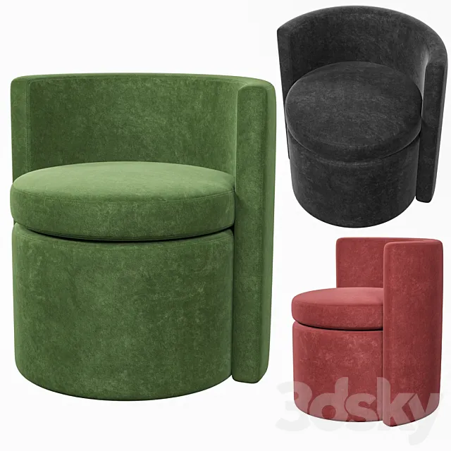 Armchair Eichholtz Arcadia 3ds Max