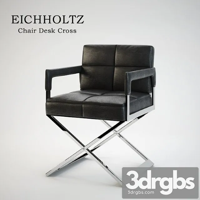 Armchair Eichholtz Chair Desk Cross 3dsmax Download