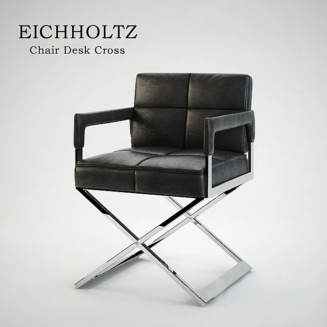 Armchair Eichholtz Chair Desk Cross 3DS Max Model