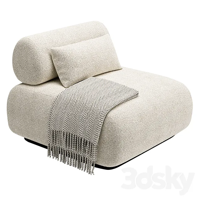 Armchair ERFUD Cazarina 3ds Max