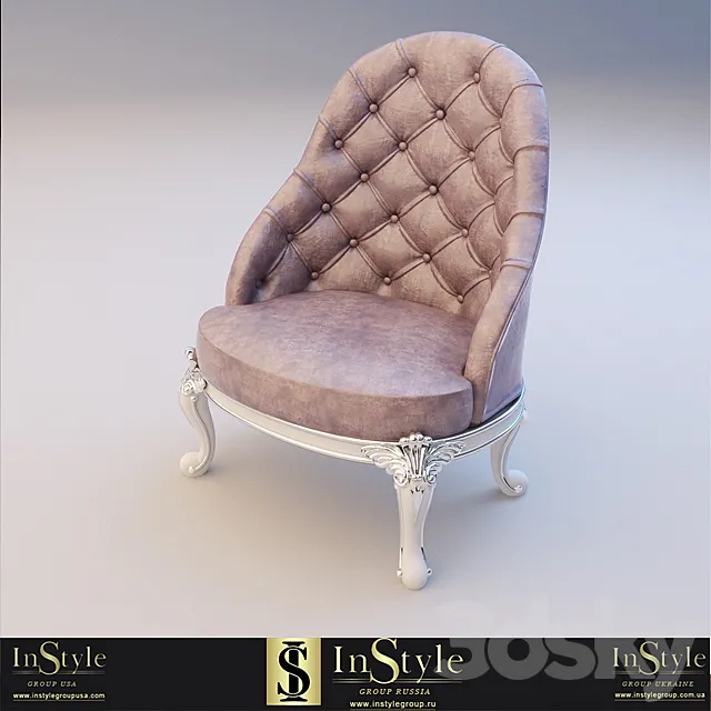 Armchair FABERGE 3ds Max