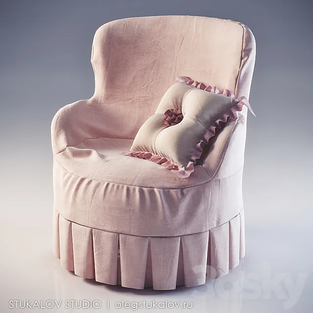 Armchair Ferretti & Ferretti 3ds Max