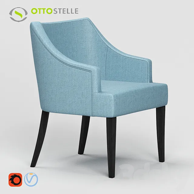 Armchair “Fil” Ottostelle 3DS Max Model