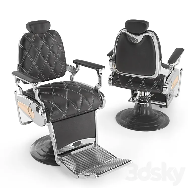 Armchair for hairdresser 3DS Max