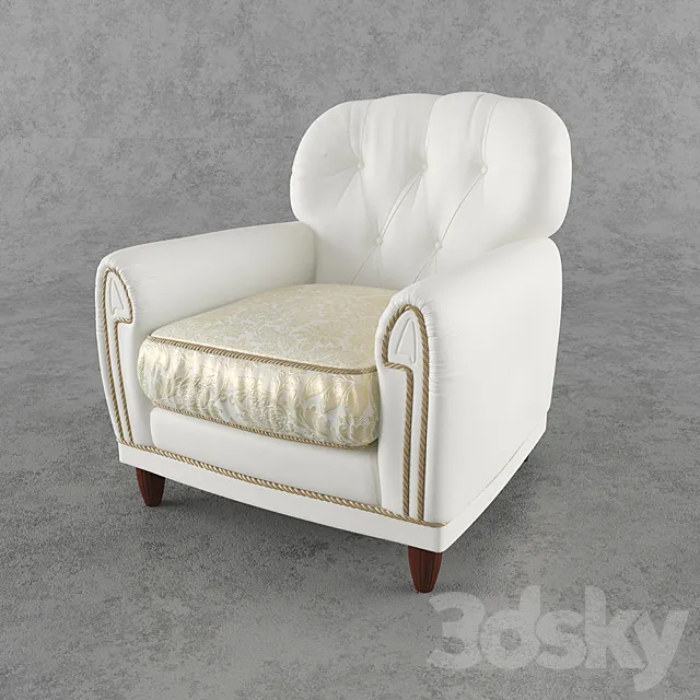 Armchair Fratelli Allievi Esimia 3DS Max Model