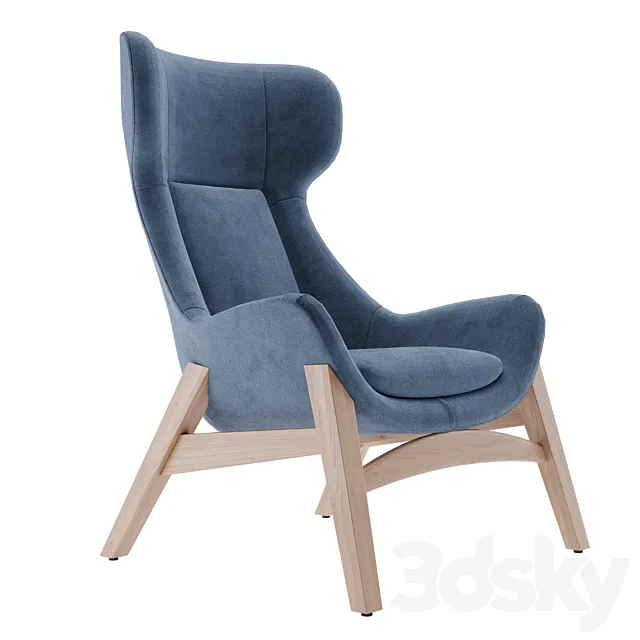 Armchair Frid Ascona 3ds Max
