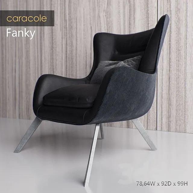 Armchair Funky UPH-CHALOU-69A 3DSMax File