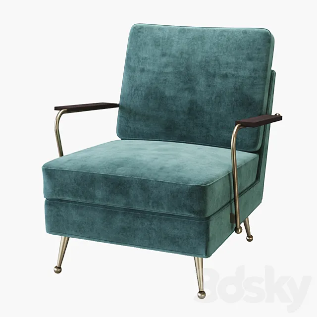 Armchair Gamble 3DS Max Model