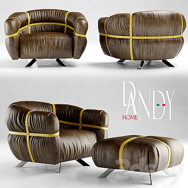Armchair gamma dandy home CROSSOVER 3DSMax File