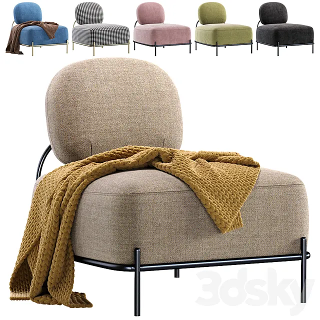 Armchair Gawaii by inmyroom.ru_Кресло Hawaii 3DS Max Model