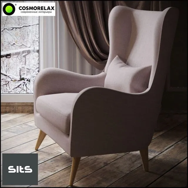 Armchair GRETA 3dsMax Model