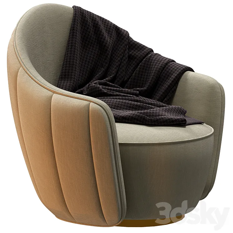 Armchair Hermes 3DS Max