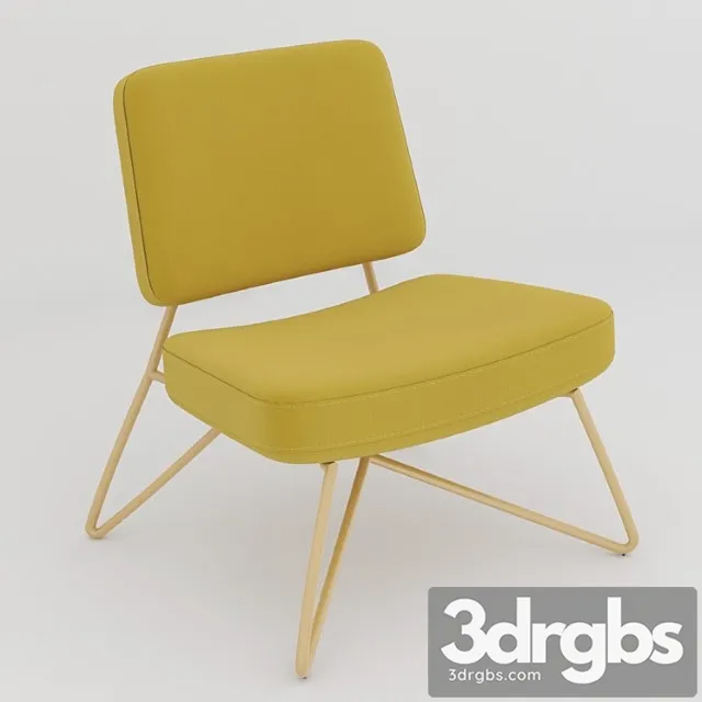 Armchair in vintage style koper 3dsmax Download