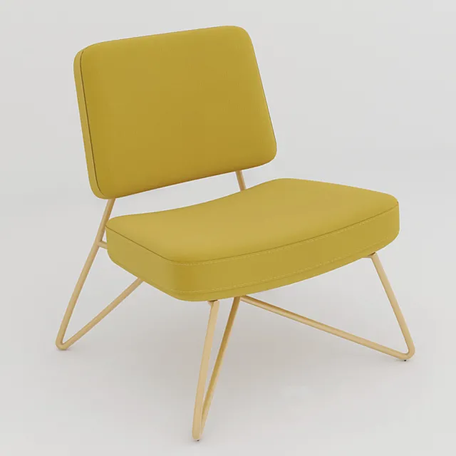 Armchair in vintage style Koper 3ds Max