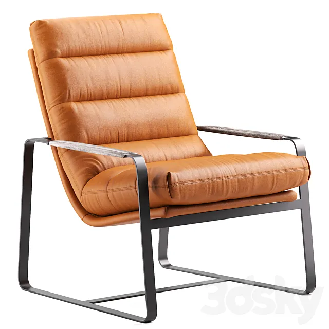 Armchair Indra LX665 Leolux 3ds Max