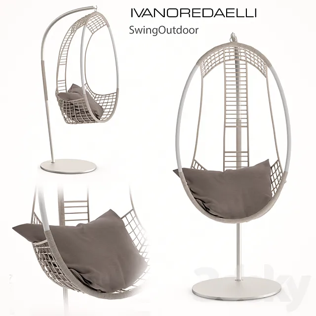 Armchair Ivano Redaelli SwingOutdoor 3ds Max