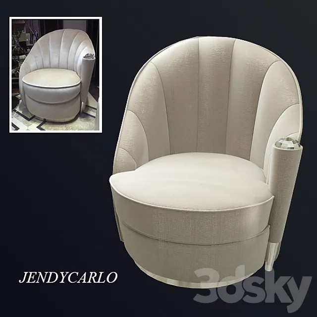 Armchair JENDYCARLO 3DS Max Model