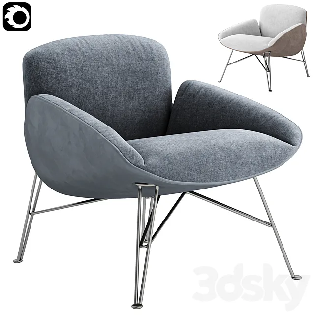 Armchair Juno Arketipo 3ds Max