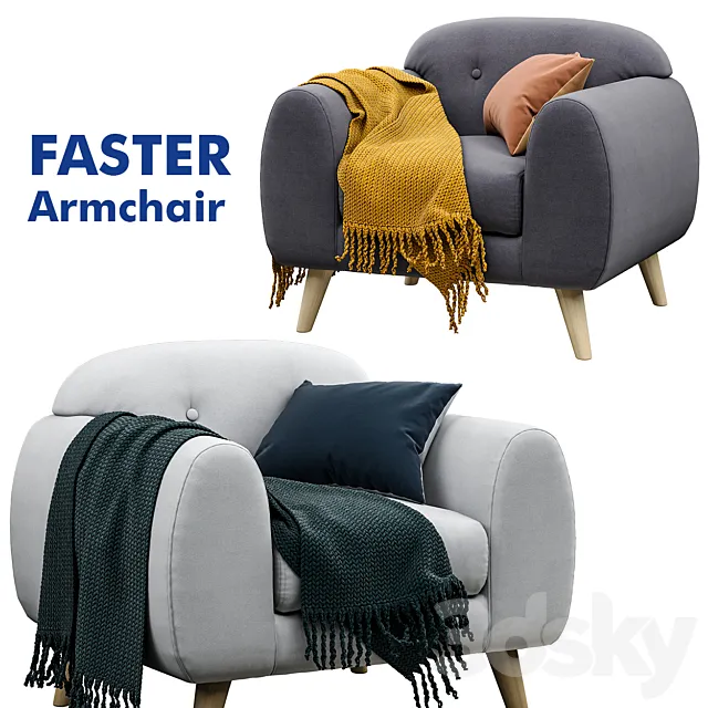 Armchair Jysk FASTER 3ds Max