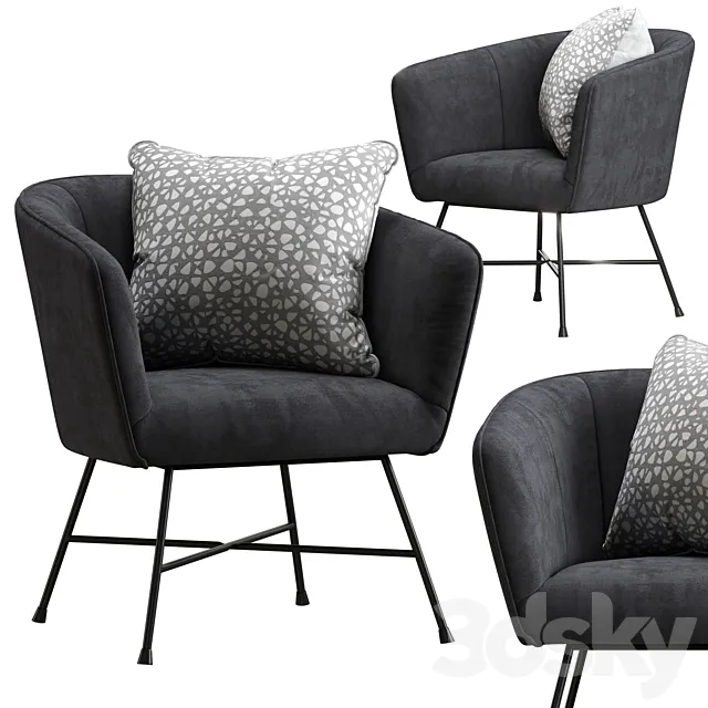 Armchair Jysk FAUSING 3ds Max