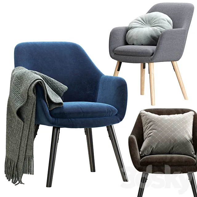 Armchair Jysk UDSBJERG 3DS Max Model