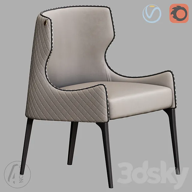 Armchair K0035 4Union.ru 3DS Max Model