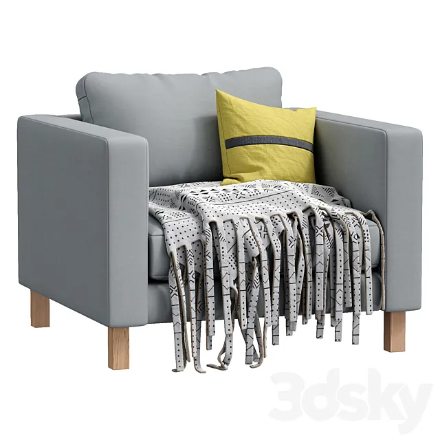 Armchair Karlstad by Ikea 3ds Max