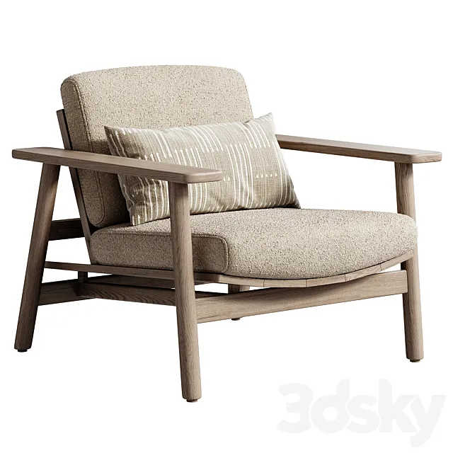 Armchair Kettal Riva 3dsMax Model