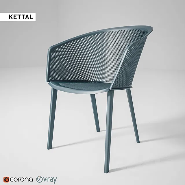 ARMCHAIR KETTAL STAMPA 3ds Max