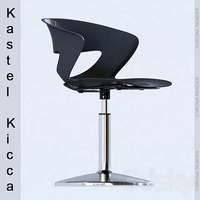 Armchair Kicca. factory Kastel 3DSMax File